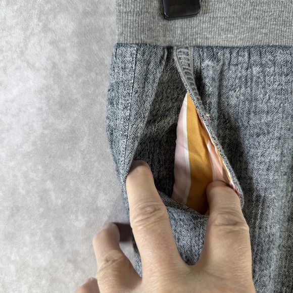 Soft Surroundings Women TS Gray‎ Embroidered Gauze Linen Blend Pants Boho Beach - Picture 6 of 12